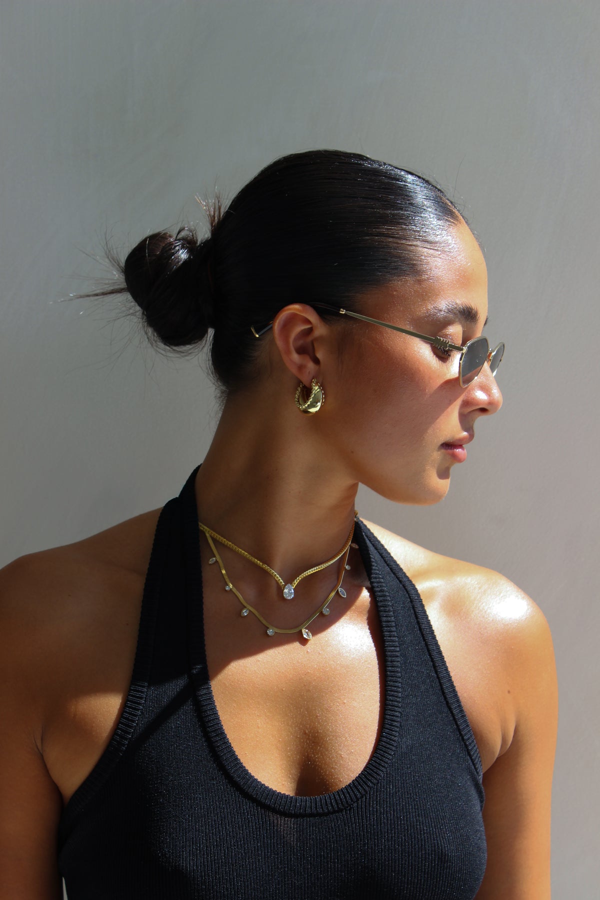Marquise Snake Chain necklace